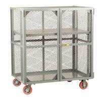 39E651 Mobile Security Cart, Adjustable Shelf