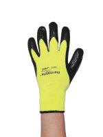 9LGF5 Coated Gloves, M, Hi Vis Yellow, PR