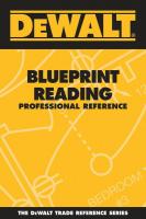 8ETF2 DEWALT Blueprint Reading Professionl Ref