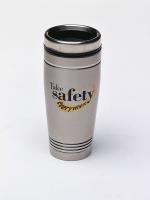 8EYU3 Travel Mug, Take Safety Everywhere, 16 oz.