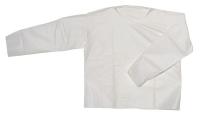 8FA05 Disposable Collared Shirt, L, White