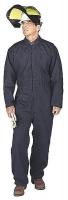 9WMM8 Flame-Resistant Coverall Kit, Kha, M, HRC2