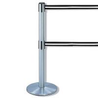 8FF92 Dual-Line Post , Black/White Horizontal