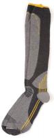 8FLK2 Work, Socks, Over-the-Calf, Mens, L, Fog, 1 Pr