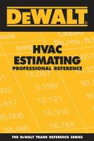 8FZZ8 DEWALT HVAC Estimating Professional Ref