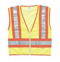 8G285 High Visibility Vest, Class 2, 2XL, Lime