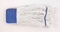 8G679 Looped End Mop, Wet, PET, Med, White, Green