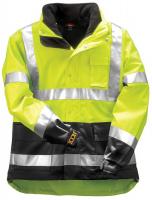 9FGP0 3-In-1 Jacket w/Hood, Hi-Vis Ylw/Grn, L