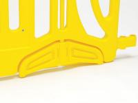8GT78 Crowe Control Barricade, 96 In, Yellow