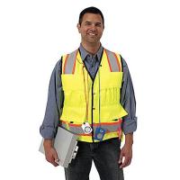 8H374 High Visibility Vest, Class 2, L, Lime