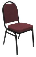 8JRJ8 Guest Chair, Stack, Burgundy