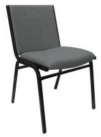 8JTW1 Guest Chair, Stack, Gray