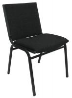 8JTW2 Guest Chair, Stack, Charcoal