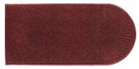 8LZH8 Entrance Mat, Rubber, PET, Red, 5.9 x 4 ft