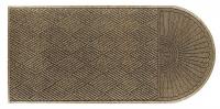 8LZH9 Entrance Mat, Rubber, PET, Taupe, 5.9 x 4 ft