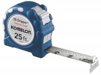 8MGG9 Tape Measure, Stainless Steel, 25 ft L