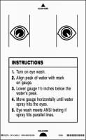 8N046 Eyewash Tester, Clear