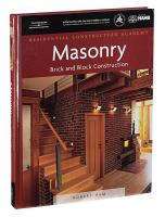 8N724 RES CONST ACADEMY-MASONRY