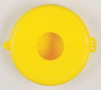 8NCK3 Valve Lockout, Fits Sz 2-1/2 to 5, Yellow