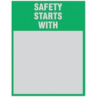 8NEP5 Notice Sign, 19 x 16In, WHT/GRN, ACRYL, ENG