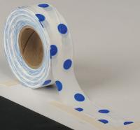 8NF19 Flagging Tape, White/Blu, 300ft x 1-3/16In