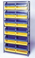 8CZW0 Steel Shelving, 18L x 16-1/2W, Yellow