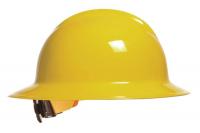 9T775 Hard Hat, FullBrim, NonSlttd, 6Rtcht, Yellow