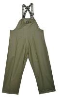 8XE20 Rain Bib Overall, Dark Green, 2XL