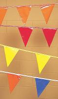 8PDR9 Pennants, Polyethylene, Multicolor, 100 ft.