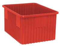 8PGW7 Dividable Container, 22-1/2Lx17-1/2W, Red