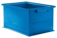 9LEZ8 Stackable Trans Container, 12x19x13, Blue
