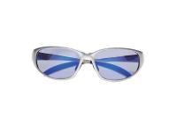 8PLR1 Safety Glasses, Blue Mirror, Scrtch-Rsstnt