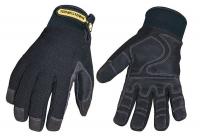 8ZC63 Cold Protection Gloves, 2XL, Black, PR