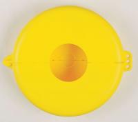 8RDK2 Valve Lockout, Fits Sz 6-1/2 to 10, Yellow
