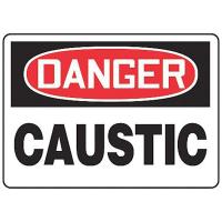 8VK77 Danger Sign, 10 x 14In, R and BK/WHT, PLSTC