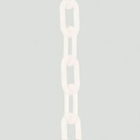 8RMH0 Plastic Chain, White, 3/4 in x 50 ft