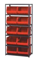 8RRH1 Steel Shelving, 18L x 16-1/2W, Blue