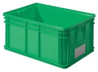 8RRR2 Stackable Trans Container, 12x26x19, Green