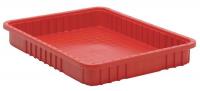 8TM54 Dividable Container, 22-1/2Lx17-1/2W, Red