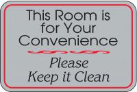 6JLD6 Maintenance Sign, 6 x 9In, R and BK/GRA