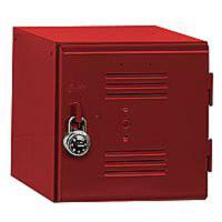 8TMV3 Locker Cube, 12 In x 12 In, Red