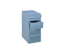 8TP82 Drawer Pedestal, 15 W x 24 D x 32 H, Gray