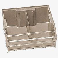 9ME61 Stack &amp; Hang Bin, 10-7/8L x 11W, Beige