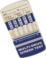 8TUY5 Drug Test Card, COC/MAMP/THC/OPI/PCP, Pk25