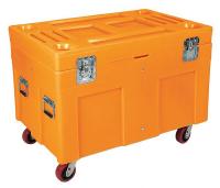 8TVG5 Poly Site Box, Orange, 15 cu. ft., 45 In.