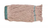 8YL35 Looped End Mop, Wet, PET, Small, Brown/Ylw
