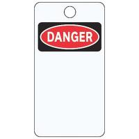 9ACX4 Danger Tag, 5-3/4 x 3 In, Cardstock, PK25