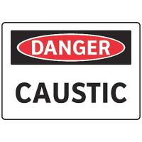 8UT23 Danger Sign, 7 x 10In, R and BK/WHT, ENG