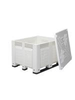 8UTK2 Solid Container, Cap 25.4 cu. ft, White