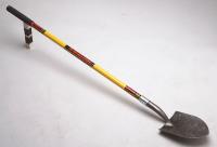 8UU48 Irrigation Shovel, Sq Point, Long Handle